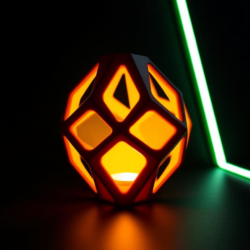 Luminária geométrica — projeto de impressão 3D da Campos Lab